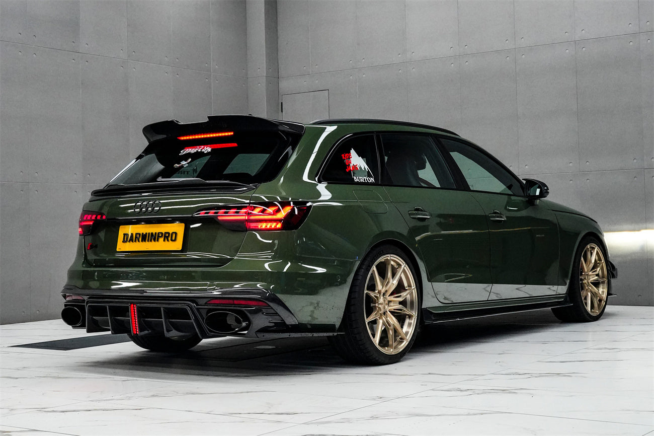 S4 Diffuser DarwinPRO 2020-2025 Audi S4 Avant B9.5 BKSS Style Carbon Fiber Rear ...
