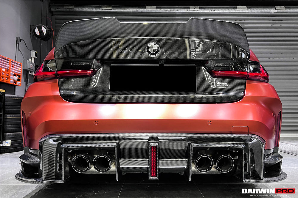 2021-UP BMW M3 G80 BKSS Style Carbon Fiber Rear Diffuser