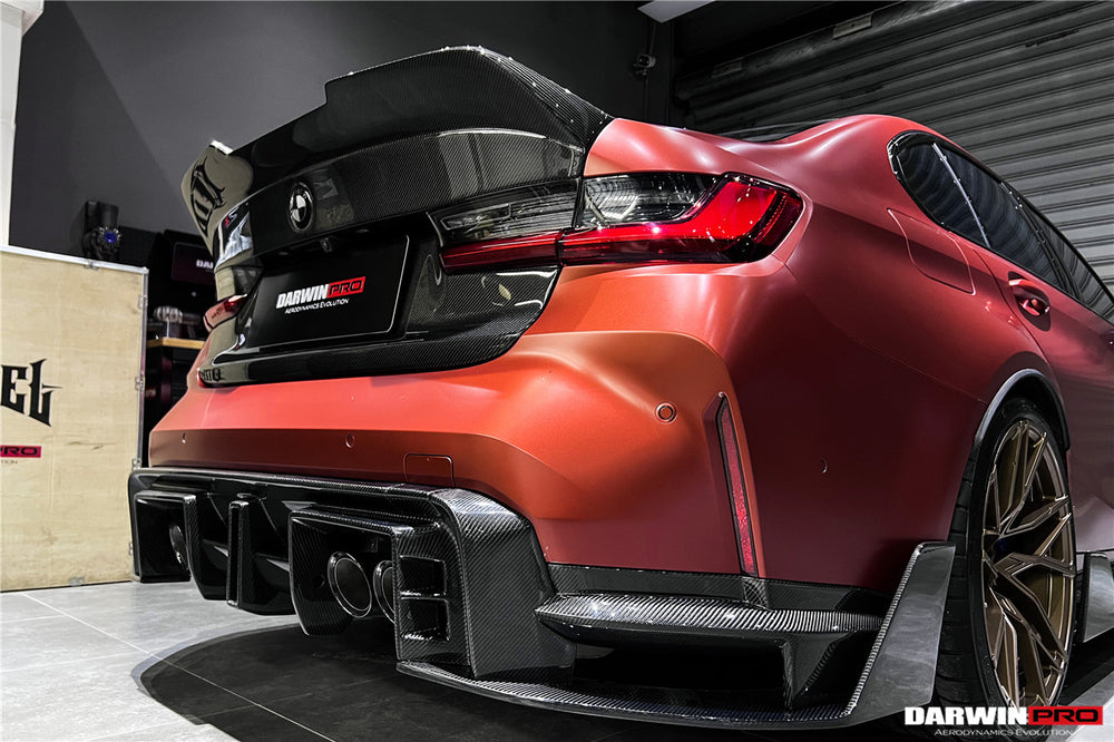 2021-UP BMW M3 G80 BKSS Style Carbon Fiber Rear Diffuser