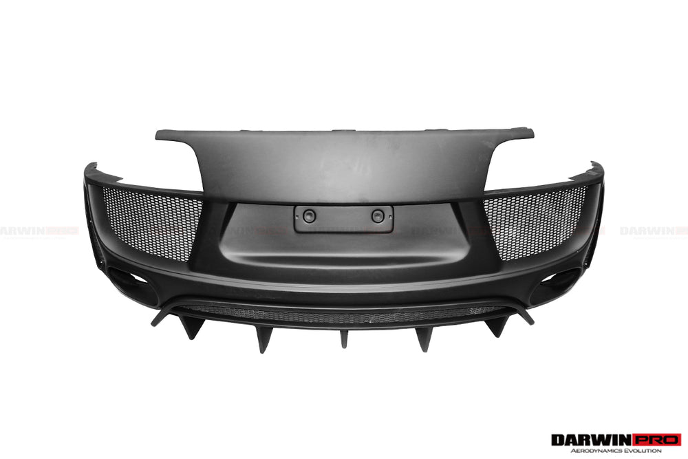 2006-2015 Audi R8 Coupe and Spyder DPGT Style Rear Bumper With Exhaust Tips