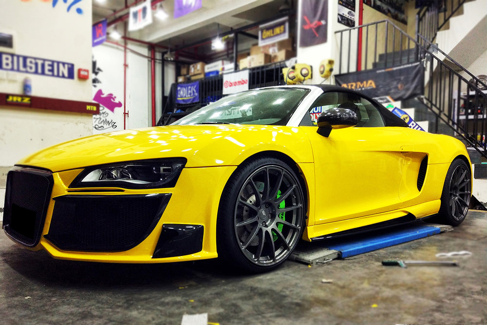 2006-2015 Audi R8 Coupe & Spyder DPGT Style Side Skirts