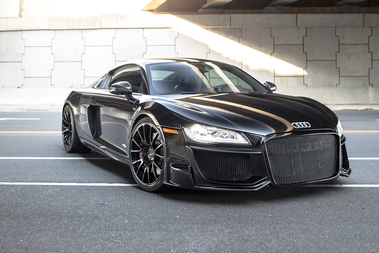 Audi R8 Straight Side 2009-2015 Audi R8 Coupe Spyder Style Side Blades