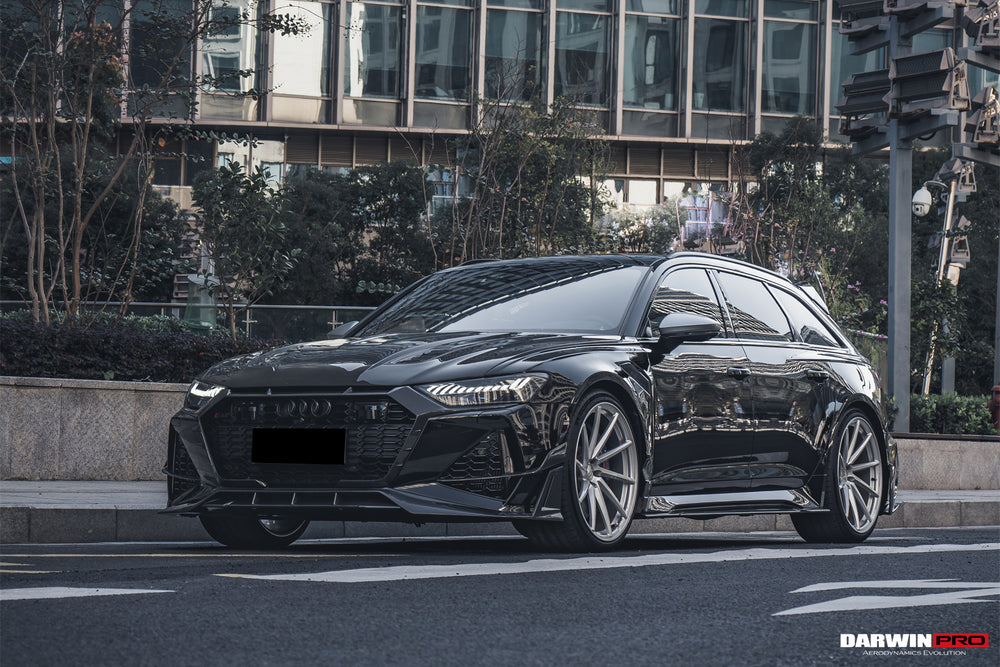 Cubierta de rejilla de parachoques delantero de alto rendimiento DarwinPRO 2019-2025 Audi RS7 C8 Quattro IMP