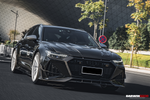  DarwinPRO 2019-2025 Audi RS6 C8 Avant & RS7 C8 Quattro IMP Performance Front Bumper Grills Cover - DarwinPRO Aerodynamics 