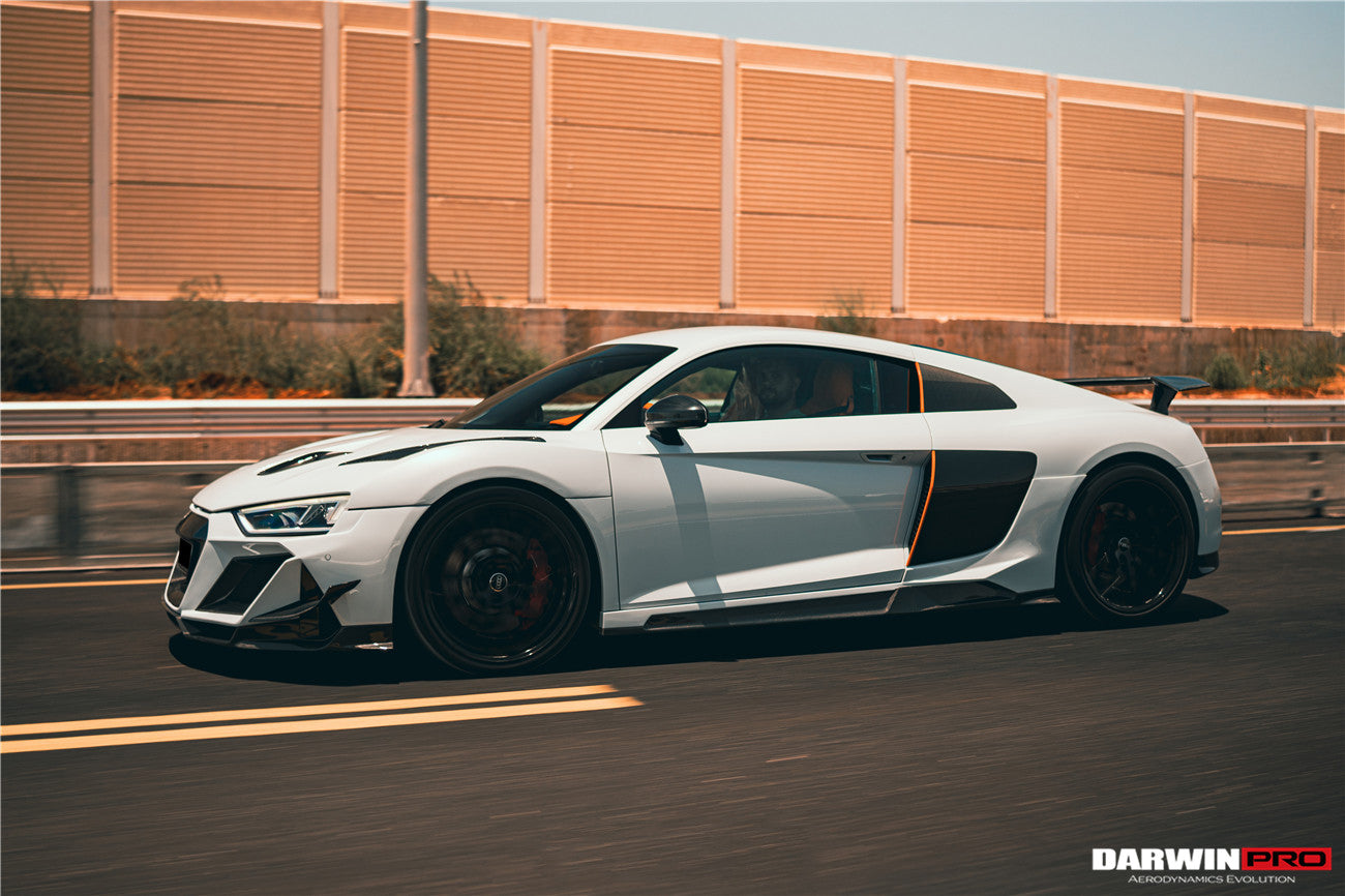 Audi R8 Side Part 2016-2018 Audi R8 Coupe & Spyder iMPII Carbon Fiber Side Skirts Add on