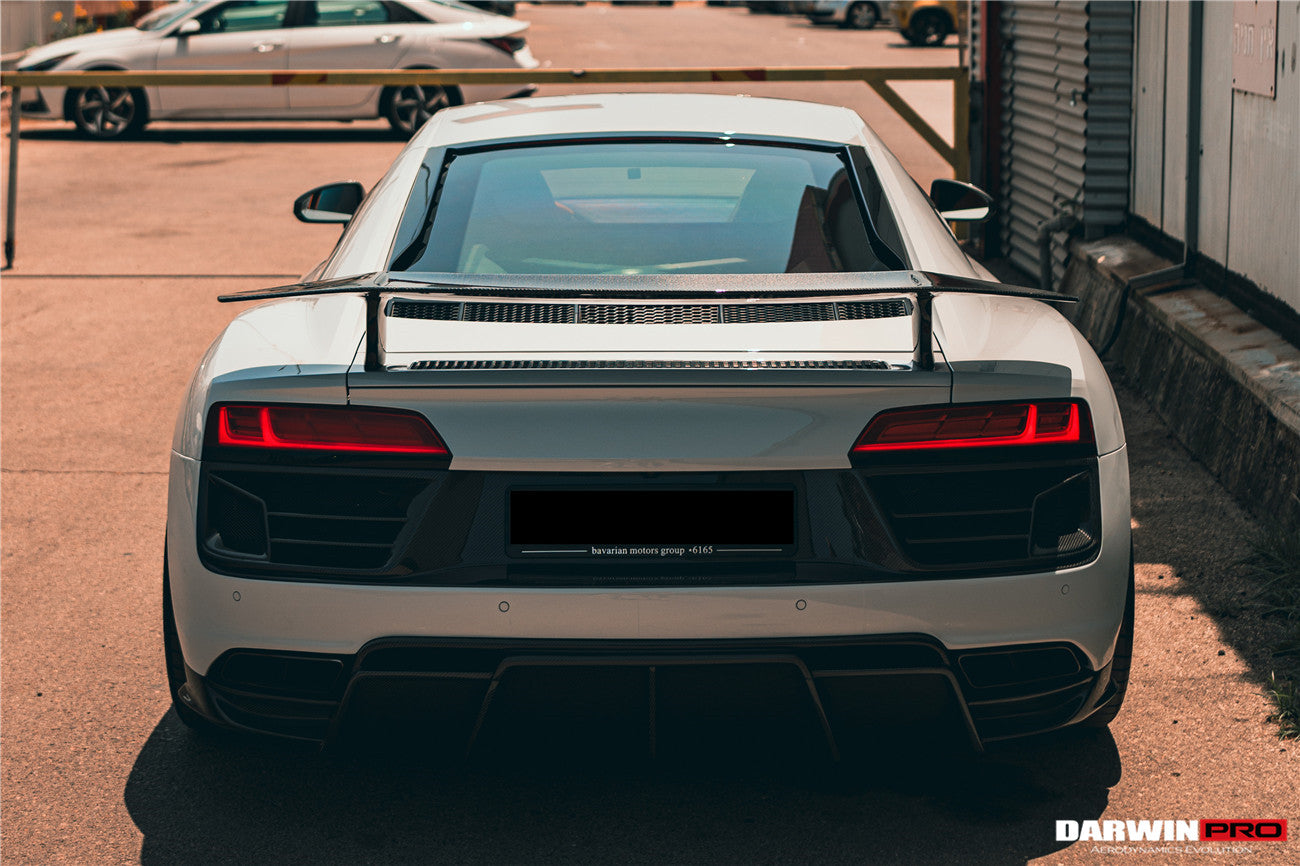 2018 R8 Rear 2016-2018 Audi R8 Coupe & Spyder IMPII Part Carbon Fiber Rear Bumper