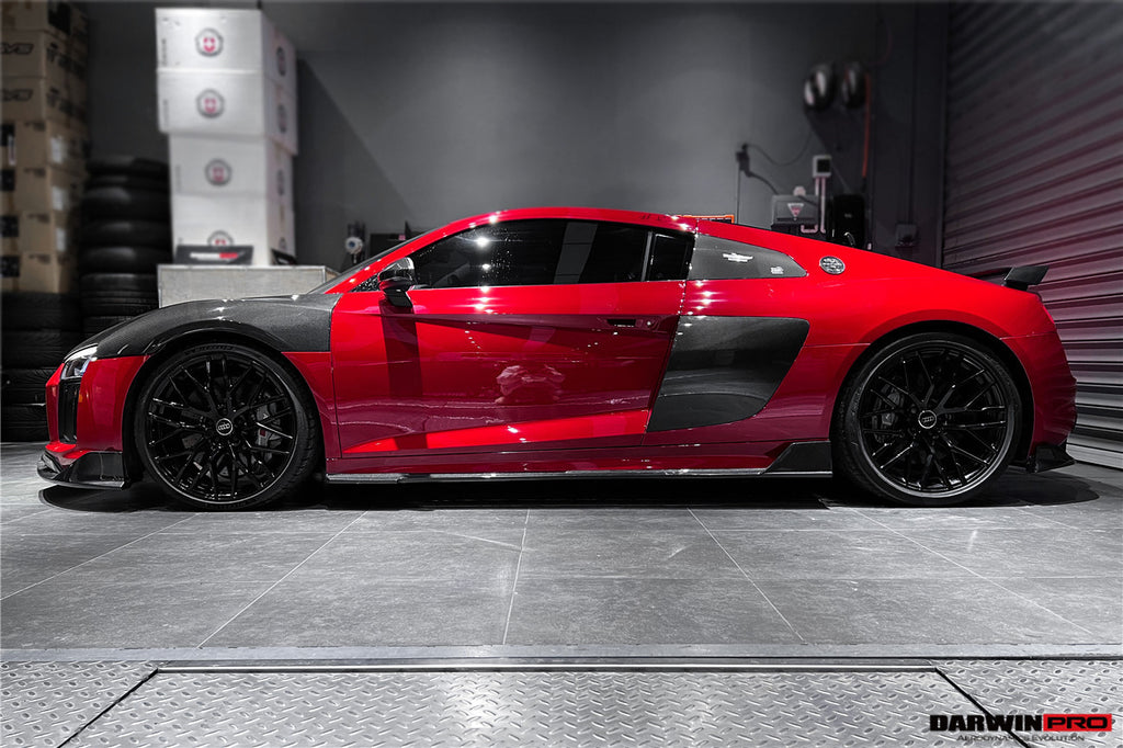 2016-2018 Audi R8 Coupe iMP Performance Carbon Fiber Side Skirts Under ...
