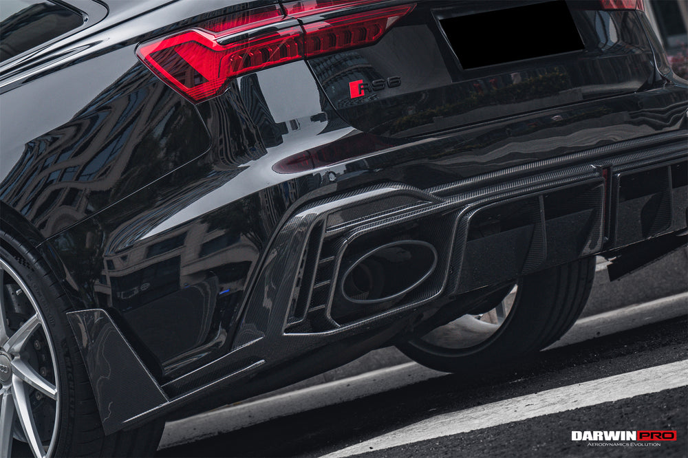 DarwinPRO 2019-2025 Audi RS6 Avant C8 & RS7 C8 Quattro IMP Performance Ver.2 Rear Diffuser