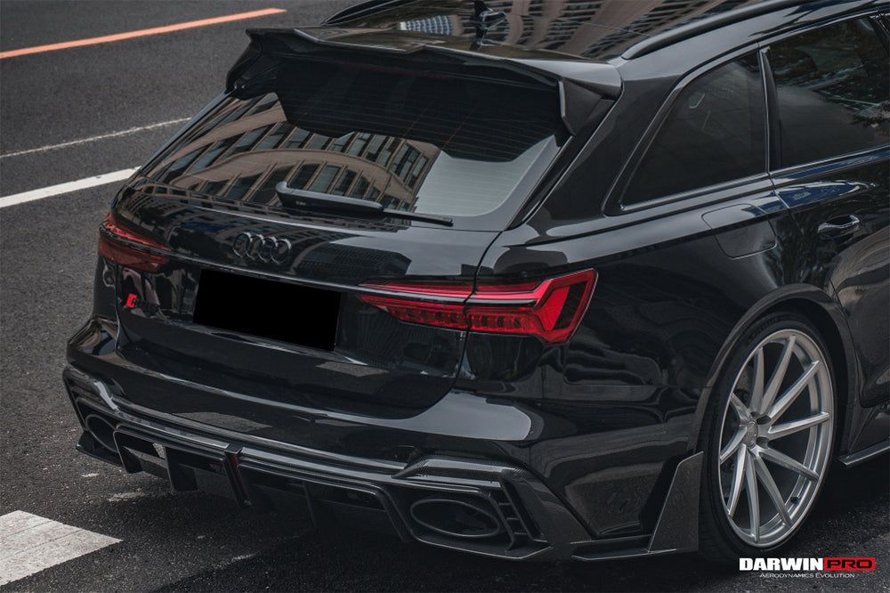 DarwinPRO 2019-2025 Audi RS6 Avant C8 & RS7 C8 Quattro IMP Performance Ver.2 Rear Diffuser