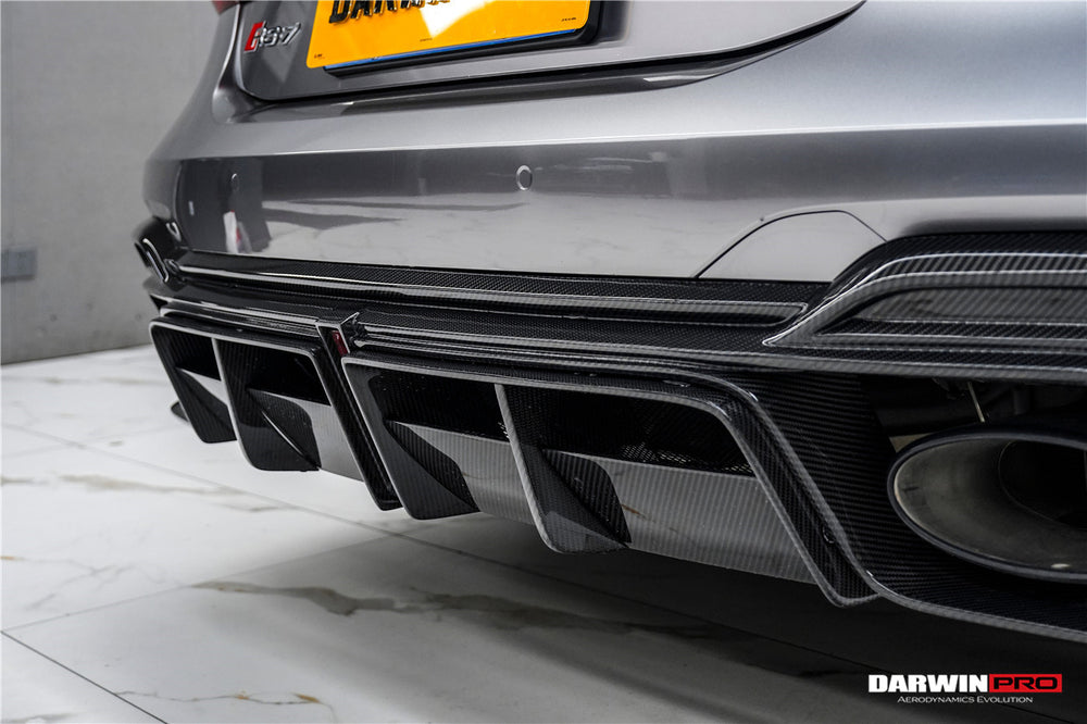 DarwinPRO 2019-2025 Audi RS6 Avant C8 RS7 C8 Quattro IMP Performance Ver.2 Rear Diffuser