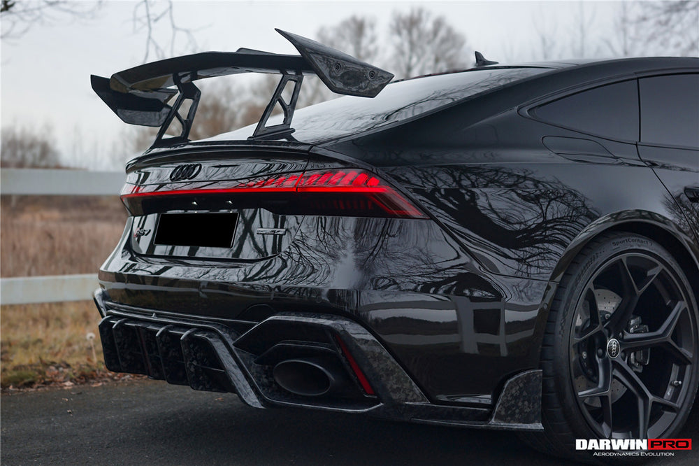 DarwinPRO 2019-2025 Audi RS7 A7 S7 C8 Quattro IMP Design  Carbon fiber Trunk Spoiler Wing