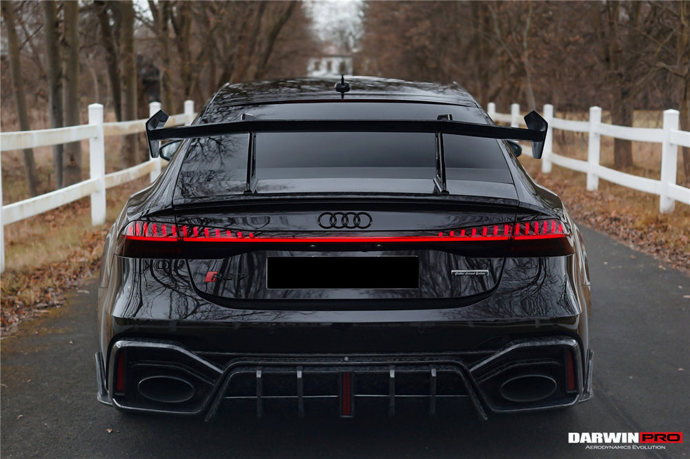 DarwinPRO 2019-2025 Audi RS7 A7 S7 C8 Quattro IMP Design  Carbon fiber Trunk Spoiler Wing