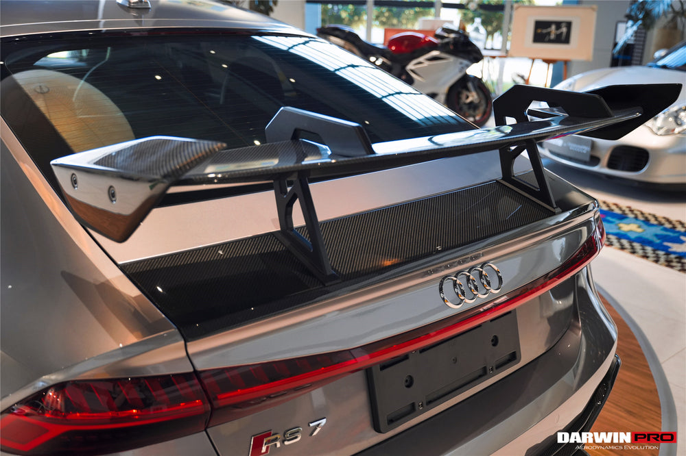 DarwinPRO 2019-2025 Audi RS7 A7 S7 C8 Quattro IMP Design  Carbon fiber Trunk Spoiler Wing