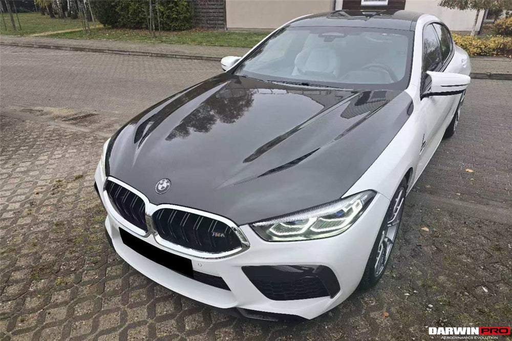 2018-2025 BMW M8 F91 F92 F93 8 Series G14 G15 G16 AD Style Autoclave Carbon Fiber Hood