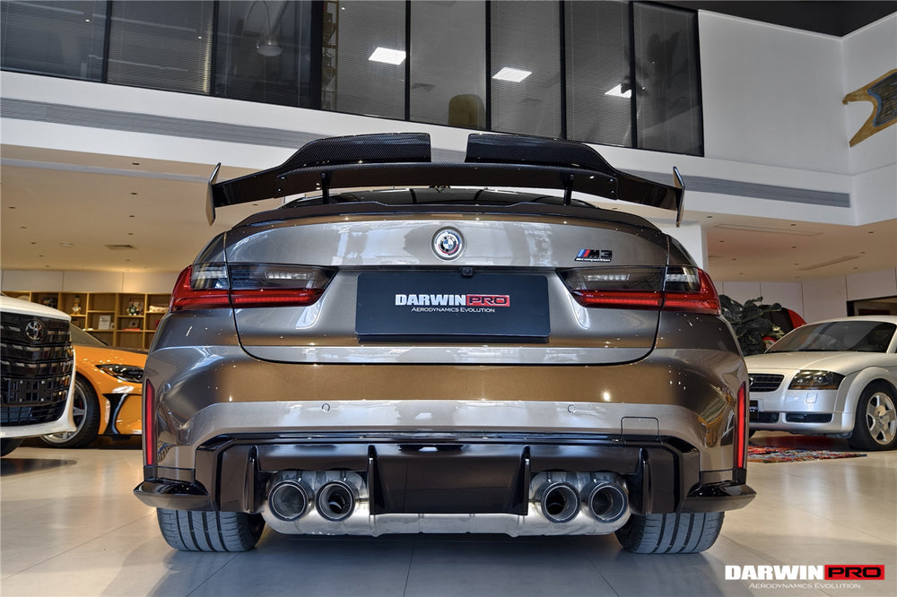 2021-UP BMW M3 G80 3 Series G20 M4 G82 4 Series G22 BKSSII Style Carbon Fiber Trunk Wing With Aluminum Slloy Wing Legs