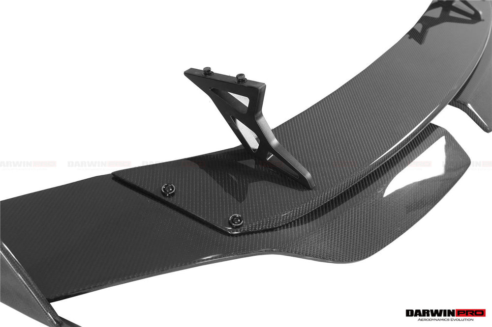 2021-UP BMW M3 G80 3 Series G20 M4 G82 4 Series G22 BKSSII Style Carbon Fiber Trunk Wing With Aluminum Slloy Wing Legs
