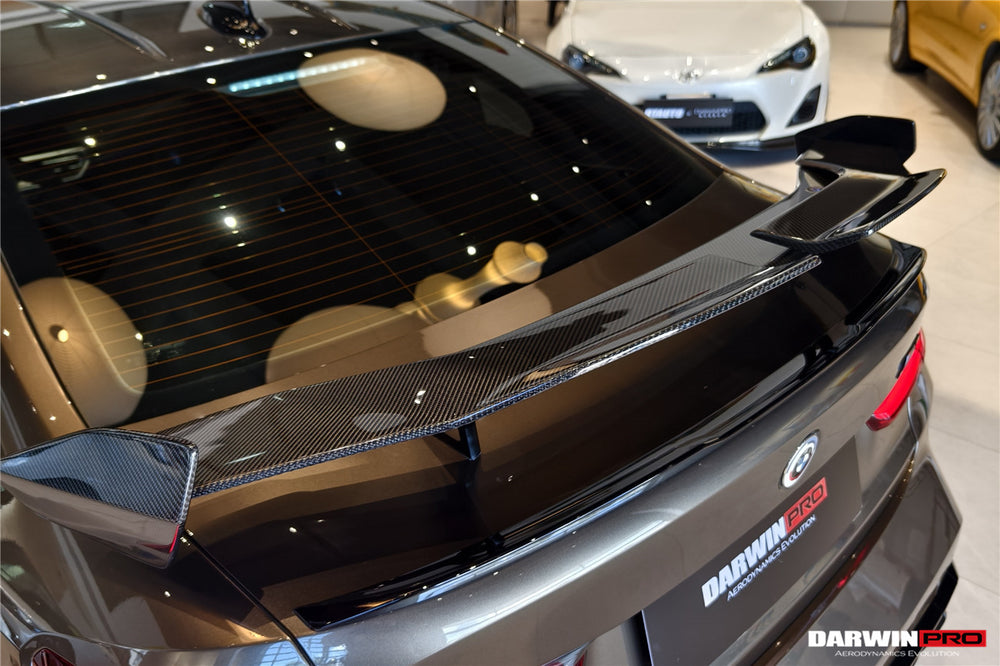 2021-UP BMW M3 G80 3 Series G20 M4 G82 4 Series G22 BKSSII Style Carbon Fiber Trunk Wing With Aluminum Slloy Wing Legs