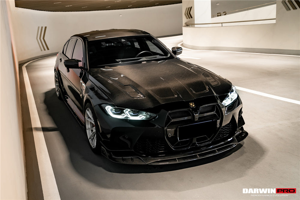 Capó de fibra de carbono estilo BKSSII para BMW M3 G80 G81 M4 G82/G83 2021 en adelante