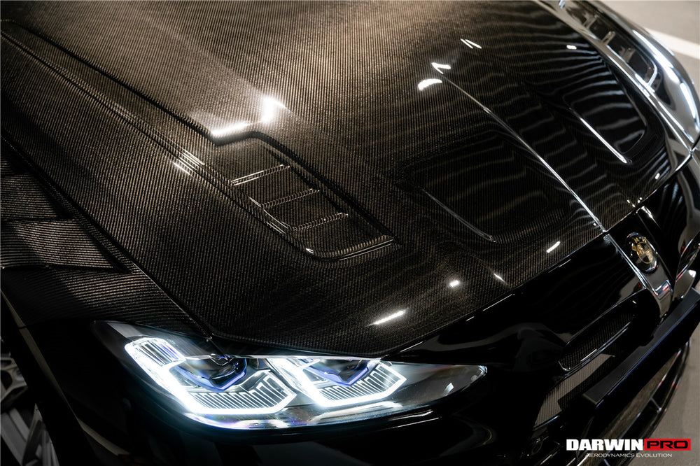 Capó de fibra de carbono estilo BKSSII para BMW M3 G80 G81 M4 G82/G83 2021 en adelante