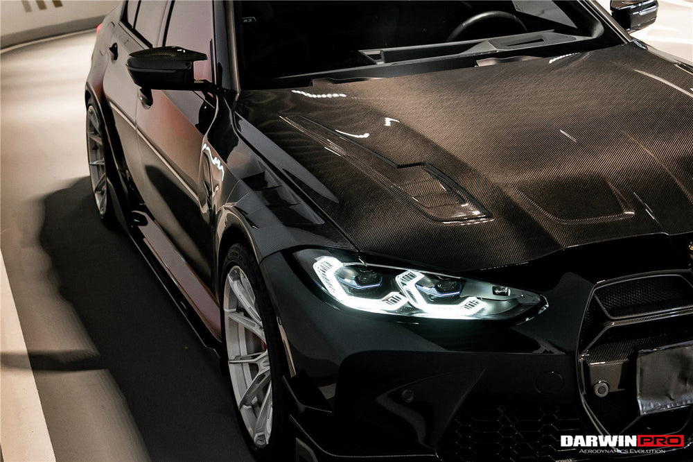 Capó de fibra de carbono estilo BKSSII para BMW M3 G80 G81 M4 G82/G83 2021 en adelante