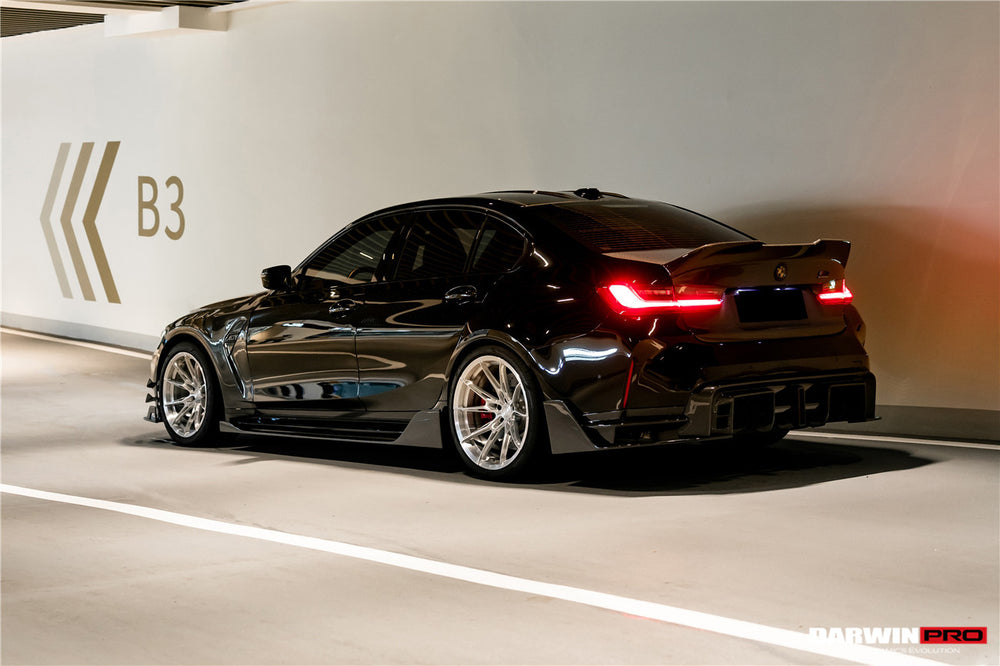2021-UP BMW M3 G80 BKSS Style Carbon Fiber Rear Diffuser