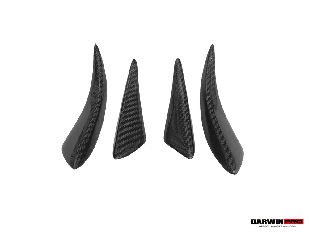 2014-2020 BMW M3 M4 BKSS Style Carbon Fiber Canards