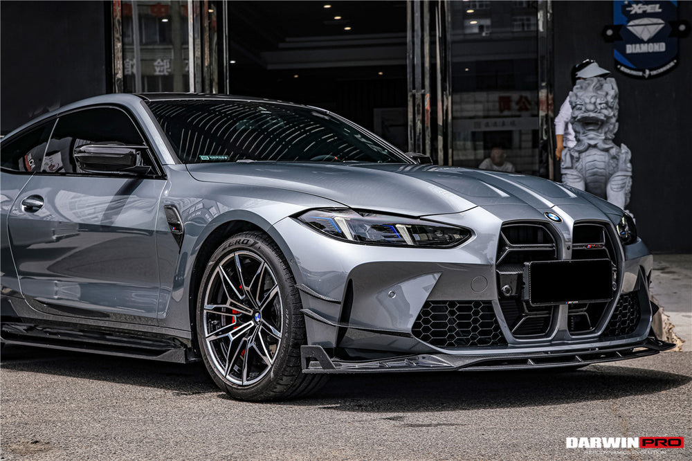 Faldones laterales de fibra de carbono estilo BKSS para BMW M4 G82/G83 2021 en adelante