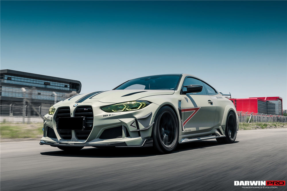 DarwinPRO 2021-UP BMW M4 G82 G83 BKSSII Style Front Bumper and Front Fender and Side Skirts