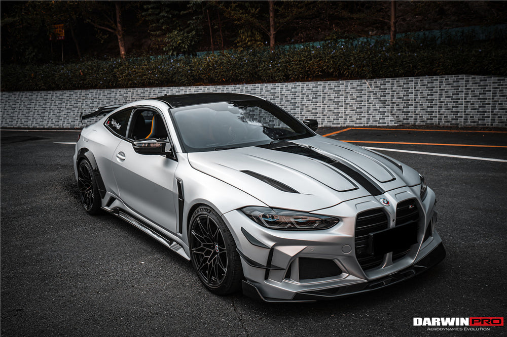 DarwinPRO 2021-UP BMW M4 G82 G83 BKSSII Style Front Bumper and Front Fender and Side Skirts