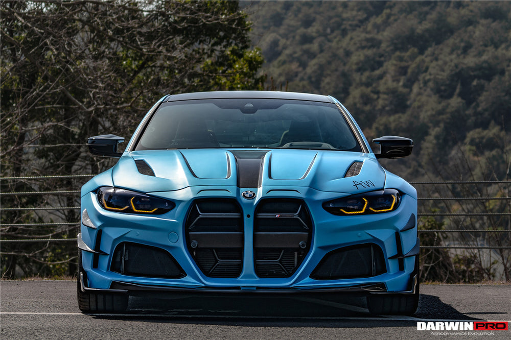DarwinPRO 2021-UP BMW M4 G82 G83 BKSSII Style Front Bumper and Front Fender and Side Skirts