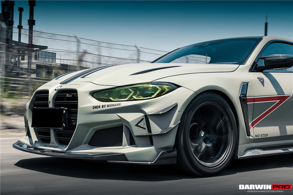DarwinPRO 2021-UP BMW M4 G82 G83 BKSSII Style Front Bumper and Front Fender and Side Skirts