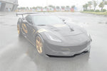  DarwinPRO 2013-2019 Corvette C7 Z51 Z06 Grandsport Carbon Fiber Front Lip (No Winglets) - DarwinPRO Aerodynamics 