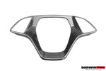  2013-2019 Corvette C7 Z06 Grandsport Dry Carbon Fiber Interior Steering Wheel Cover Trim 