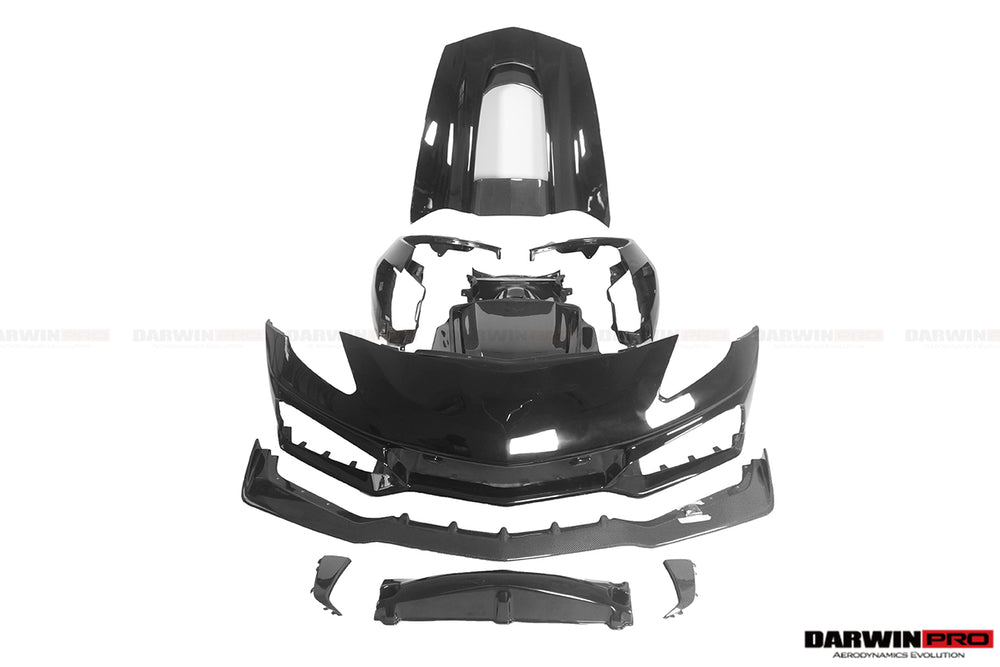 Kit de carrocería delantera estilo ZR1 para Corvette C7 Z51 Convert 2013-2019