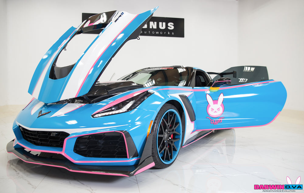 Kit de carrocería delantera estilo ZR1 para Corvette C7 Z51 Convert 2013-2019