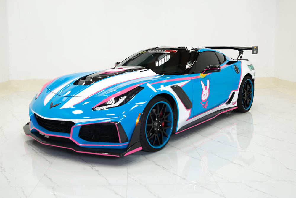 Kit de carrocería delantera estilo ZR1 para Corvette C7 Z51 Convert 2013-2019