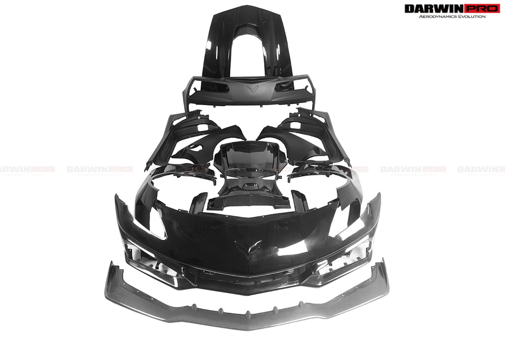 2013-2019 Corvette C7 Z51 Convert ZR1 Style Full Body Kit - DarwinPRO Aerodynamics