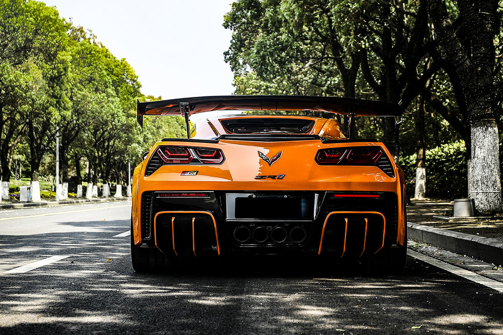 Kit de carrocería trasera completa estilo Grandsport Z06 para Corvette C7 Z51 2013-2019