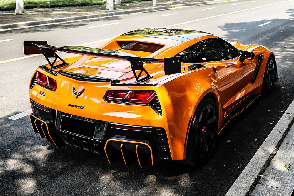 Kit de carrocería trasera completa estilo Grandsport Z06 para Corvette C7 Z51 2013-2019