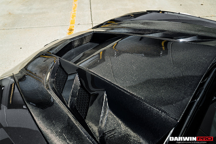 DarwinPRO 2013-2019 Corvette Z06 Grandsport BKSS Style Carbon Fiber Hood - DarwinPRO Aerodynamics