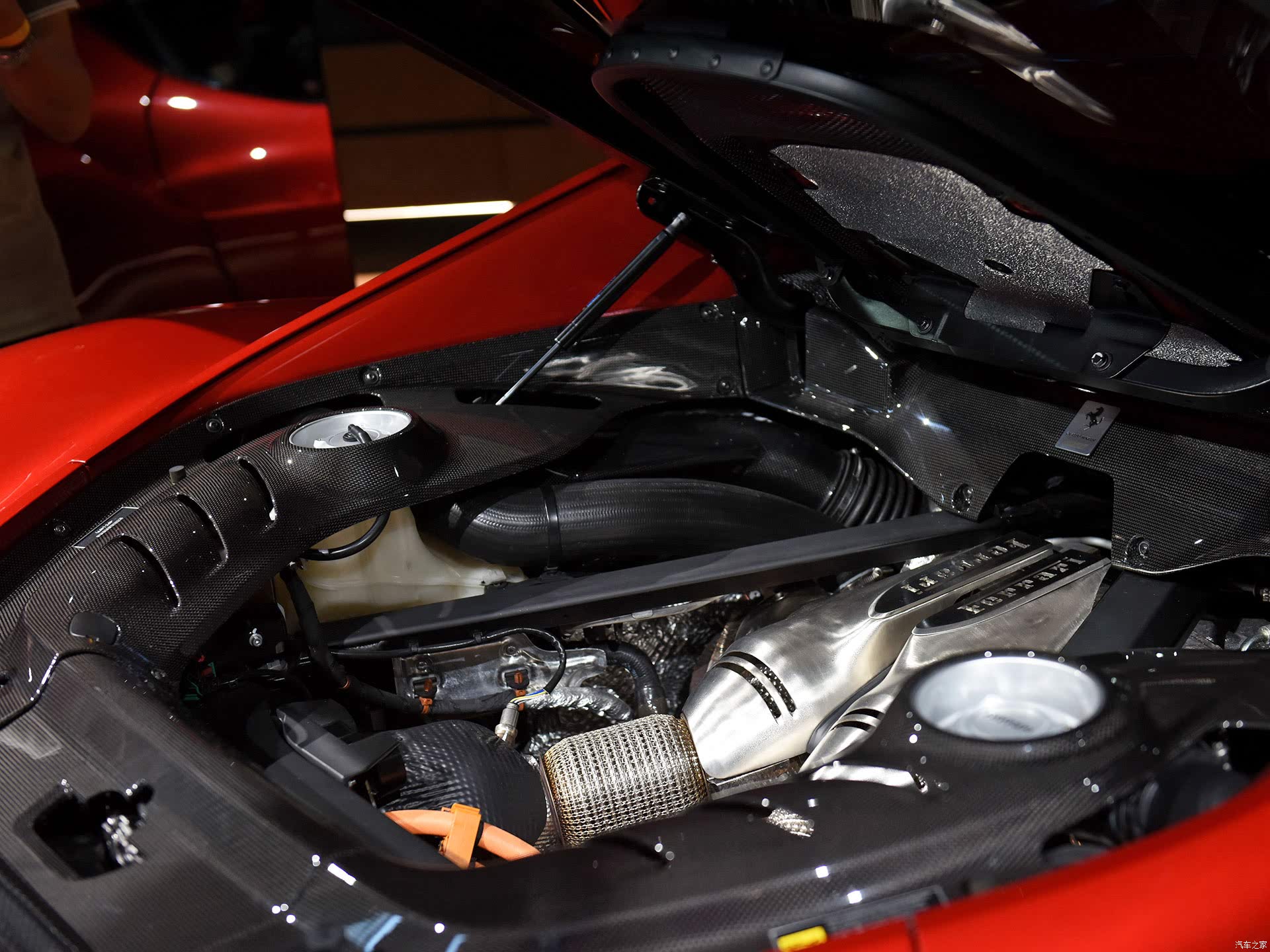 296 Engine 2022-2026 Ferrari 296 GTB (Type F171) OE Style Dry Carbon Fiber Engine ...