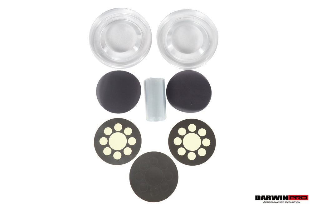 DarwinPRO 2010-2015 Ferrari 458 Coupe BKSS Style Partial Carbon Fiber Rear Bumper And Carbon Fiber Trunk With Tail Light Cover - DarwinPRO Aerodynamics