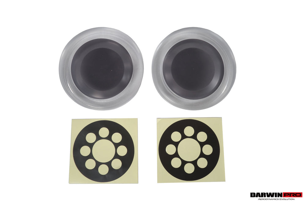 DarwinPRO 2010-2015 Ferrari 458 Coupe BKSS Style Partial Carbon Fiber Rear Bumper And Carbon Fiber Trunk With Tail Light Cover - DarwinPRO Aerodynamics