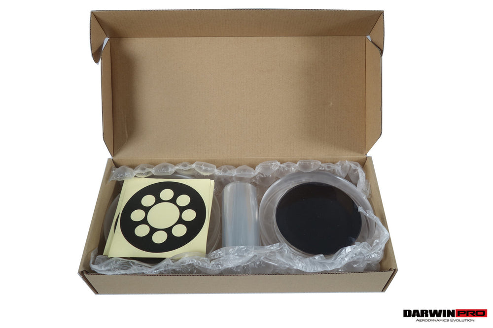 DarwinPRO 2010-2015 Ferrari 458 Coupe BKSS Style Partial Carbon Fiber Rear Bumper And Carbon Fiber Trunk With Tail Light Cover - DarwinPRO Aerodynamics