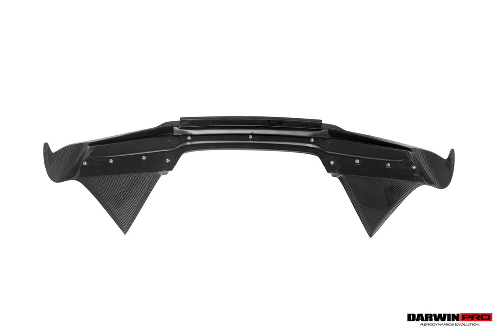 DarwinPRO 2010-2015 Ferrari 458 Coupe BKSS Style Partial Carbon Fiber Rear Bumper And Carbon Fiber Trunk With Tail Light Cover - DarwinPRO Aerodynamics