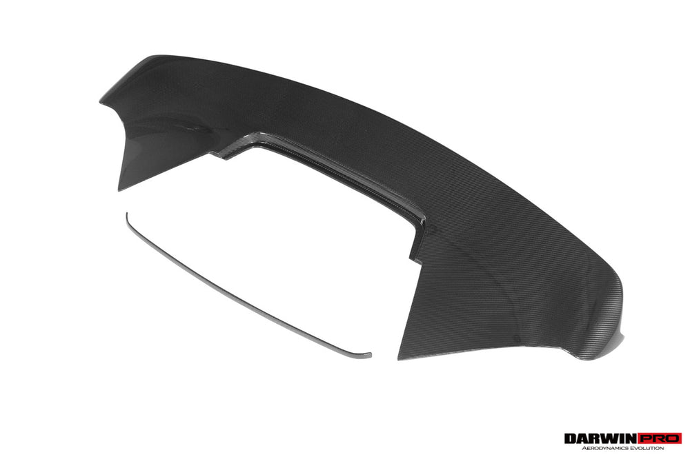 DarwinPRO 2010-2015 Ferrari 458 Coupe BKSS Style Partial Carbon Fiber Rear Bumper And Carbon Fiber Trunk With Tail Light Cover - DarwinPRO Aerodynamics