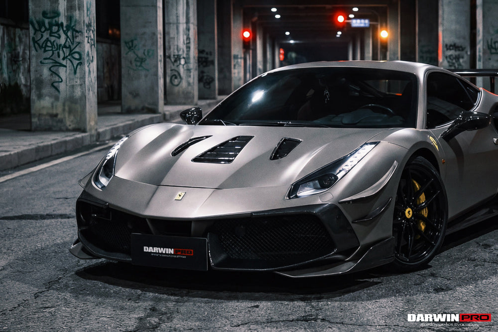 2015-2020 Ferrari 488 GTB Partial Carbon Fiber Full Body Kit