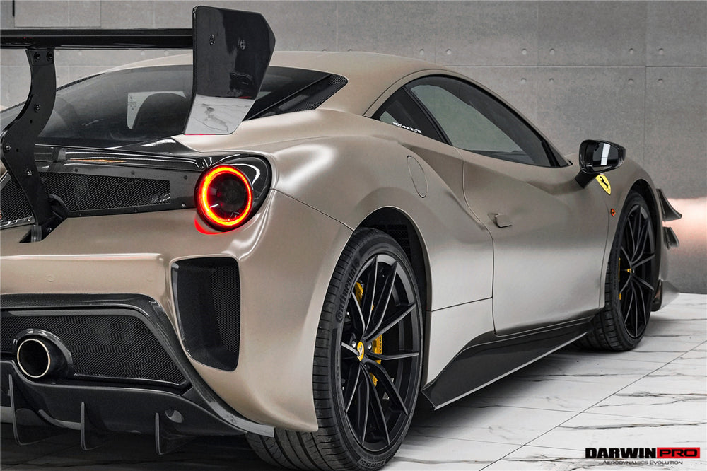 DarwinPRO 2015-2020 Ferrari 488 GTB Spider Challenge Evo Modena Style Side Skirts