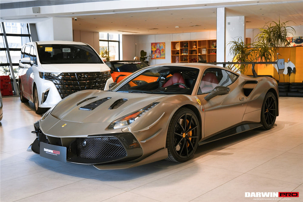 DarwinPRO 2015-2020 Ferrari 488 GTB Spider Challenge Evo Modena Style Side Skirts