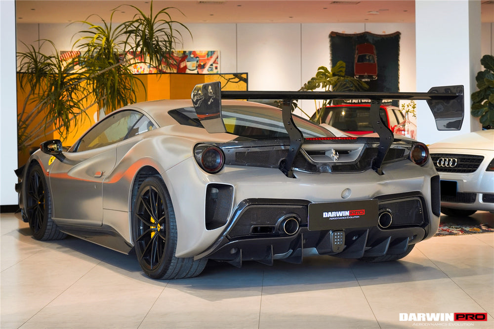 2015-2020 Ferrari 488 GTB Challenge Evo Modena Style Rear Bumper With ...